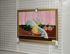 Навесные металлические сетки для хранения картин